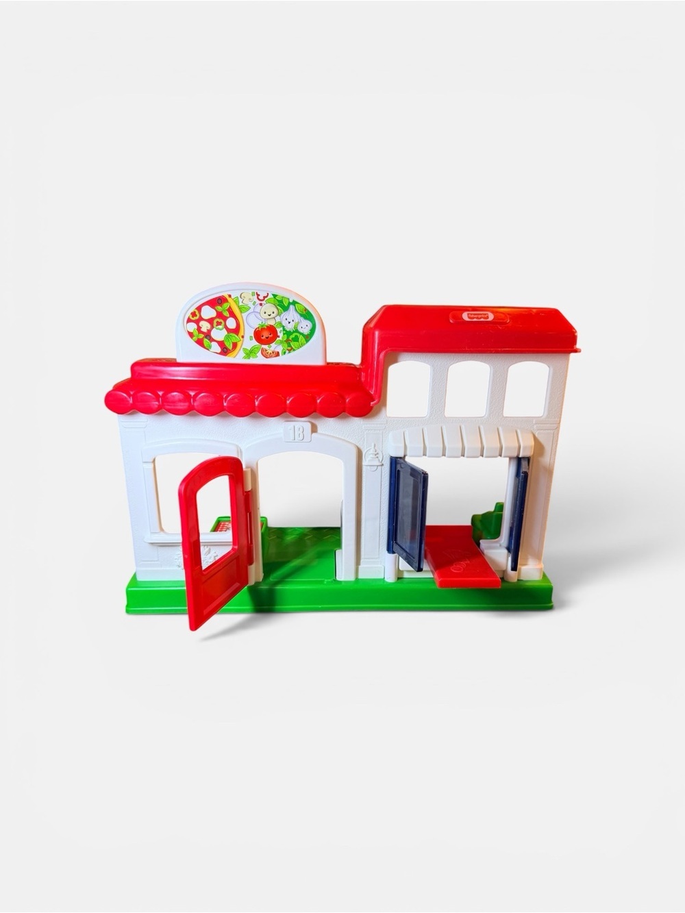 Fisher-Price Red, White & Green Pizza Shop (building only)